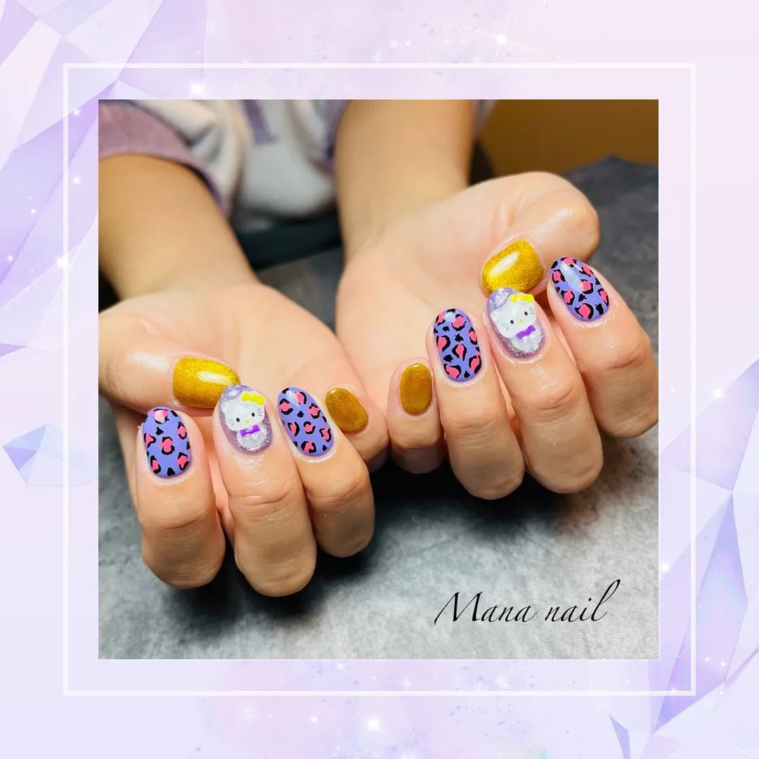 紫と黄色がお好きなお客様💛💜