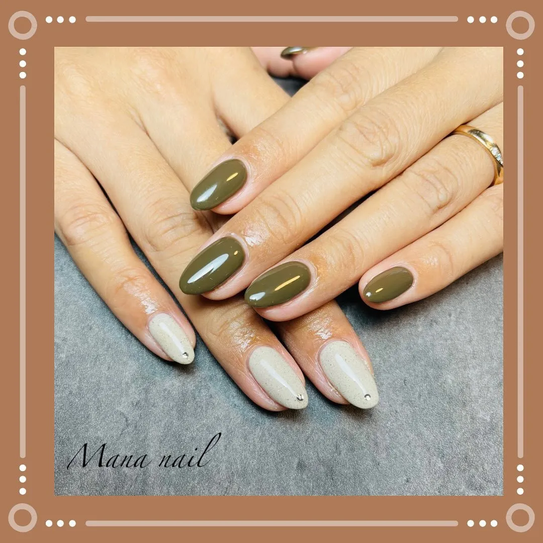 シンプルなワンカラーでも